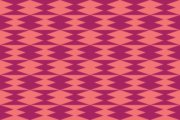 Abstract triangles pink and orange geometric pattern