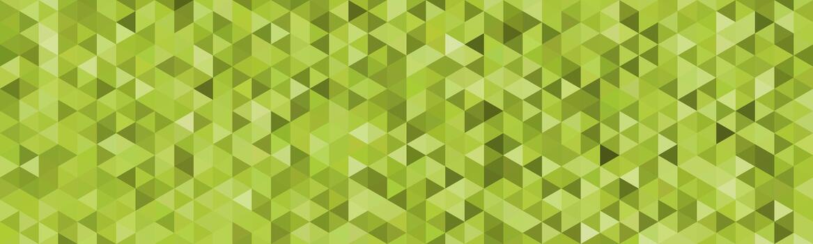 resumen verde geométrico antecedentes presentando un sin costura modelo de pequeño triangulos en varios sombras de verde, formando un dinámica y texturizado mosaico. vector