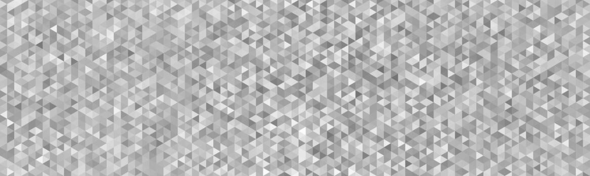 Seamless geometric pattern with small grayscale triangles forming an abstract mosaic texture, creating a modern and minimalistic background. vector