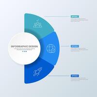 Infographic design options visualization vector