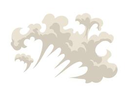 Explosion, smoke, cloud explosion illustration vector