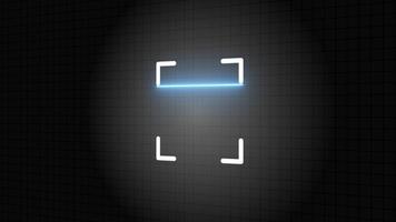 Security Access Verification icon animation isolated on gradient background video