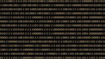 This background features an intricate pattern of binary code in various shades, representing digital technology and data communication concepts vividly. video