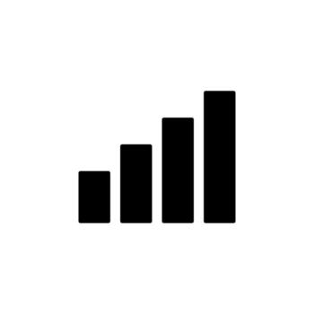 Wireless Signal Solid Icon for Dashboard Design vector