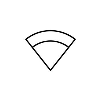 WiFi Line Icon for Network Connection vector