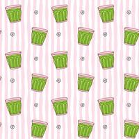 Colorful cup pattern design vector