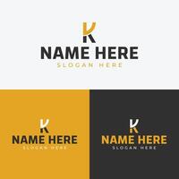 Letter K Logo Design vector