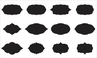 Collection of Label Frame vector
