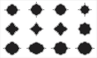 Collection of Ornamental Badges vector