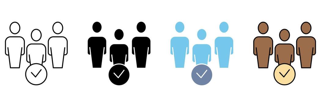 IDENTIFY concept line icon. Simple element illustration. vector