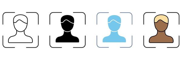IDENTIFICATION concept line icon. Simple element illustration. vector