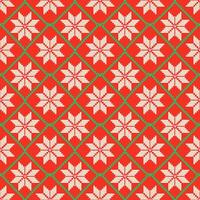 Red leaf pattern design vector