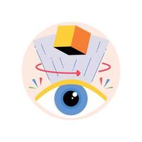360 View Concept Style illustrations. EPS 10 File vector