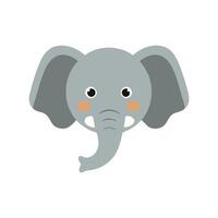 Kawaii Style Elephant trunk Character for Kids Design vector