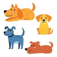 Creative Style Puppy dog breed with Bright Expression vector