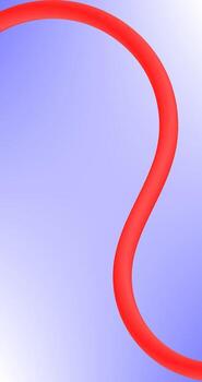 resumen degradado azul antecedentes con rojo fluido curvo líneas ilustración vertical diseño vector