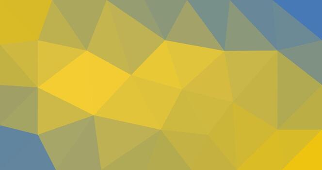 Triangular Stylize of yellow and blue abstract modern Low Polygon background vector