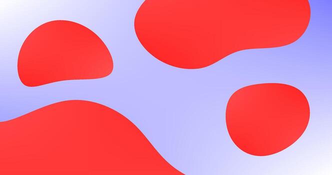 degradado azul resumen antecedentes con degradado rojo fluido forma vector