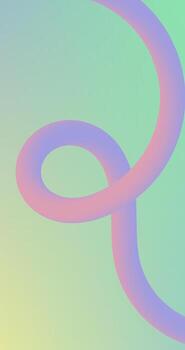 Vertical Gradient Green abstract background with wavy lines and gradient Pink illustration vector