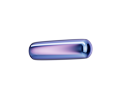 3D Glossy metallic blue minus symbol with a modern, sleek and minimalistic design, 3d illustration png