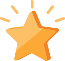 Shining Gold Star Symbol Representing Quality Achievement and Success in Awards and Recognition, Celebrating Exceptional Performance and Accomplishments png