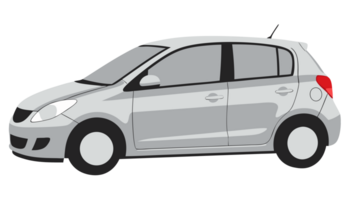 Grey Hatchback Car for Travel and Driving Adventures, Perfect for Road Trips and Urban Journeys, Ideal for Daily Commuting and Weekend Getaways png
