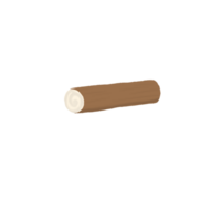 Chocolate Roll Cake Illustration Hand-Drawn Swiss Roll Dessert Clipart png