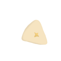Triangular Cream-Filled Bun Cute Hand Drawn Bread Illustration png