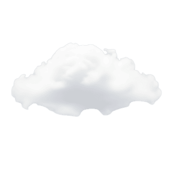 en fluffig vit stackmoln moln med mjuk kanter avbildad som en enda isolerat objekt på en transparent bakgrund isolerat på transparent bakgrund png