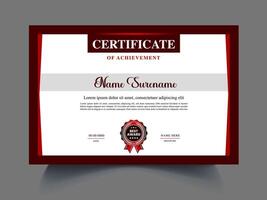 nice unique certificate design vector