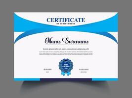 exclusive hand made certificate vector