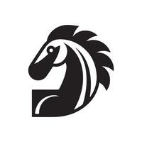 Horse Symbol for Animal, Power, or Chess Related Concepts vector