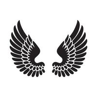 Wing Symbol for Freedom, Flight, and Spiritual Concepts vector