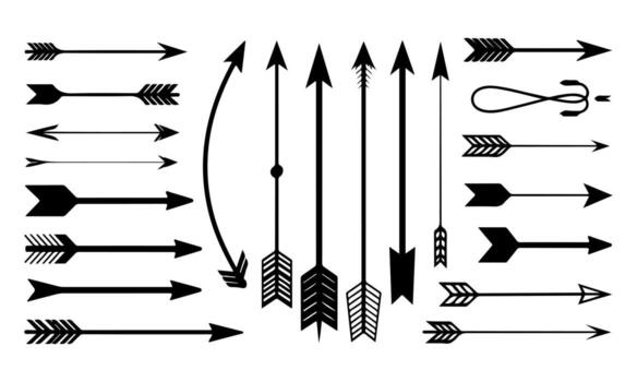Arrow UI Icon Set Minimal Rounded Symbols for Navigation and Interaction vector