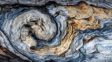 Natural Wood Grain Texture With Contrasting Colors And Deep Patterns. photo