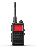 Emergency Radio Transmission in Progress With Alert Interface Displayed and Blank Space on Right Side for Additional Information photo