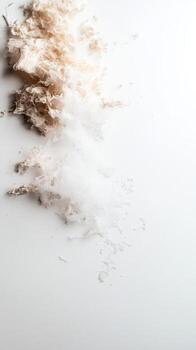 Abstract White Foam Texture Background with Delicate Bubbles and Soft Organic Flow, Perfect for Minimalist Design and Serene Visuals. photo