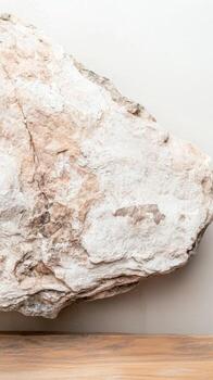 A captivating close-up of a natural rock formation, revealing a symphony of weathered textures and earthy, organic hues. Ideal for geological exploration and rustic backdrops. photo