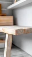 Close-up of Natural Light Wood Texture, Showcasing Intricate Grain Patterns and Warm Tones. Ideal for Rustic Backgrounds and Organic Designs. photo