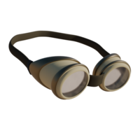 3D Desert Goggles with Sand Resistant Design png