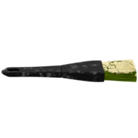 3d render kitchen brush black bristles utensil with transparent background png