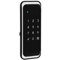 Digital door lock keypad smart with transparent background png