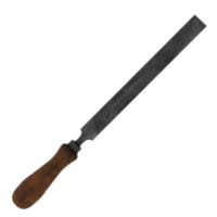 3d render metal file rasp woodworking tool with transparent background png