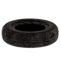 3d render car tire rubber wheel with transparent background png