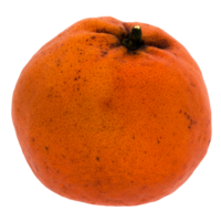 3d render orange fruit citrus healthy fresh food with transparent background png