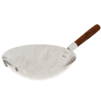 3d render wok pan kitchen utensil cooking metal with transparent background png