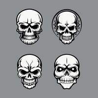 Skull illustration isolated on white background vector