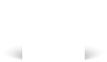 Realistic white paper and box square shadow png