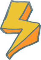 lightning bolt cartoon png