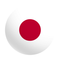 Japan Flag Round Icon - Japanese Flag Circle png